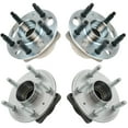 thumbnail image 3 of TRQ 4 Piece Front Rear Wheel Hub Bearing Assembly for Chevy Equinox GMC Terrain BHA86486 Fits select: 2010-2017 CHEVROLET EQUINOX, 3 of 5
