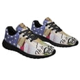thumbnail image 6 of EaStr Jesus He Is Risen American flag Shoes Sneakers Black Size 10, 6 of 7