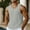Gray, variant on Men's Tank Top Waffle Muscle Shirt Summer Sleeveless Shirts Gym Workout Tank