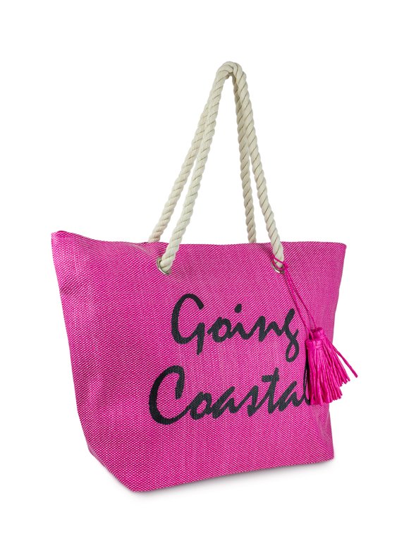 Straw Beach Bags & Totes