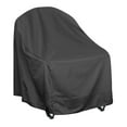 thumbnail image 1 of Outdoor Swivel Patio Chair Cover 210D Oxford Cloth Waterproof Protection for Patio Rocking Chairs Heavy Duty Furniture Protector, 1 of 8