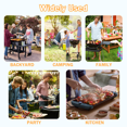 thumbnail image 5 of 44PCS Griddle Accessories Kit,Stainless Steel Griddle Tools Set with Enlarged Spatulas, Scraper, Outdoor BBQ and Patio Party, 5 of 6