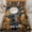 Fold Hem 55x60, variant on Lotusprint LLC Personalized Autumn Forest Night Owl Quilt Bedding Set, Woodland Owl Quilted Comforter Set