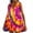 Multicolor, variant on Sakmal Mini Summer Dresses for Women Under $10 V-Neck with Pocket Sleeveless Tie Dye Pleated Sundress