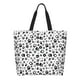 thumbnail image 1 of Disketp Black Footprints Bolsa Tote Estampada para Mujer, Bolso de Hombro y de Mano para Compras y Viajes, 1 of 8