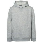 Nautica HEATHER GRAY Little Boys Pullover Fleece Hoodie, US Small (4) REG