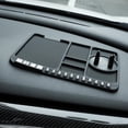 thumbnail image 2 of Car Slip Mat Silic Temporary Parking Card Number Plate Mount Holder Pad Cell Phs - Black, 2 of 6