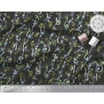 thumbnail image 3 of Soimoi Black Cotton Voile Fabric Floral Love Text Fabric Prints By Yard 42 Inch Wide, 3 of 3