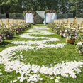 thumbnail image 2 of 200 Unids Pétalos de Seda Pétalo Artificial para El Banquete de Boda Home Blanco, 2 of 5