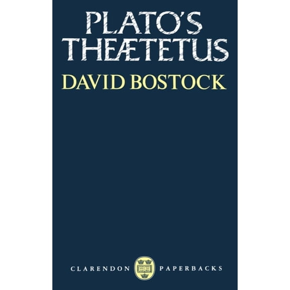 Clarendon Paperbacks Plato's Theaetetus, (Paperback)