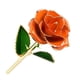 thumbnail image 5 of Toystoory Las rosas de plástico atemporales chapadas en oro cautivan con lujo y gracia exquisita artesanía. naranja 2Conjunto, 5 of 6