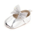 thumbnail image 5 of Lovebay Baby Girl Infants Star Lace PU Leather Princess Shoes Wedding Soft Sole Crib Shoes, 5 of 5