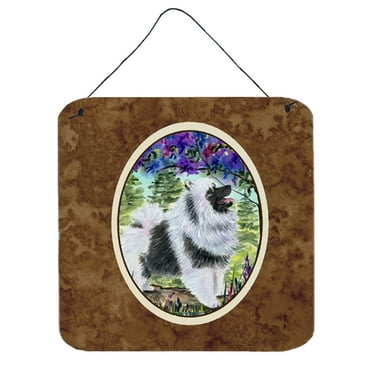 Carolines Treasures SS8063DS66 Keeshond Aluminum Metal Wall or Door Hanging Prints, 6 x 6", Multicolor