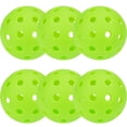 thumbnail image 2 of 6Pcs Convenient Hole Balls Luminous Practice Balls Plastic Pickleballs Sports Supply, 2 of 7