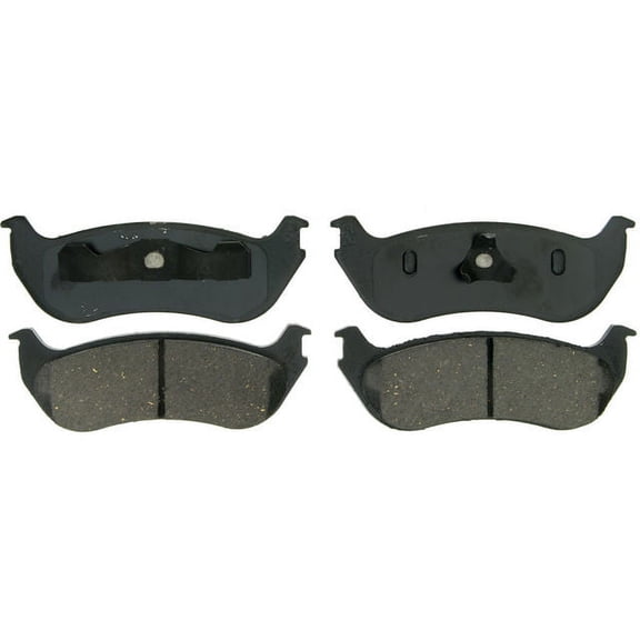 Rear Brake Pad Set - Compatible with 2002 - 2004 Mercury Mountaineer 2003