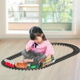 thumbnail image 3 of ArtCreativity Deluxe Train Set for Kids Ages 3-10 – Battery Operated Toy Train with 4 Cars, Tracks, Durable Plastic, Christmas Holiday Gift, 3 of 5