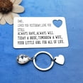 thumbnail image 3 of Dad Wallet Insert Card Fathers Day Keychain Gift Metal Card for Father from Daughter Wedding Appreciation Gift for Father from Bride Thank You Gift for Papa Dad Father Daughter Gifts Your Little Girl, 3 of 4