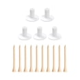thumbnail image 4 of jinwen Golf Rubber Tee Holder Accessories Golf Tees Set for Golfer Beginners Indoor 38mm, 4 of 9