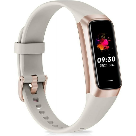 Fitness Tracker,Step Tracker with 1.1 Inch (Approx. 2.8 cm) AMOLED Screen,Pedometer,Heart Rate Sleep Tracking,Calorie Pedometer Watch for Android Phone iPhone Women Men