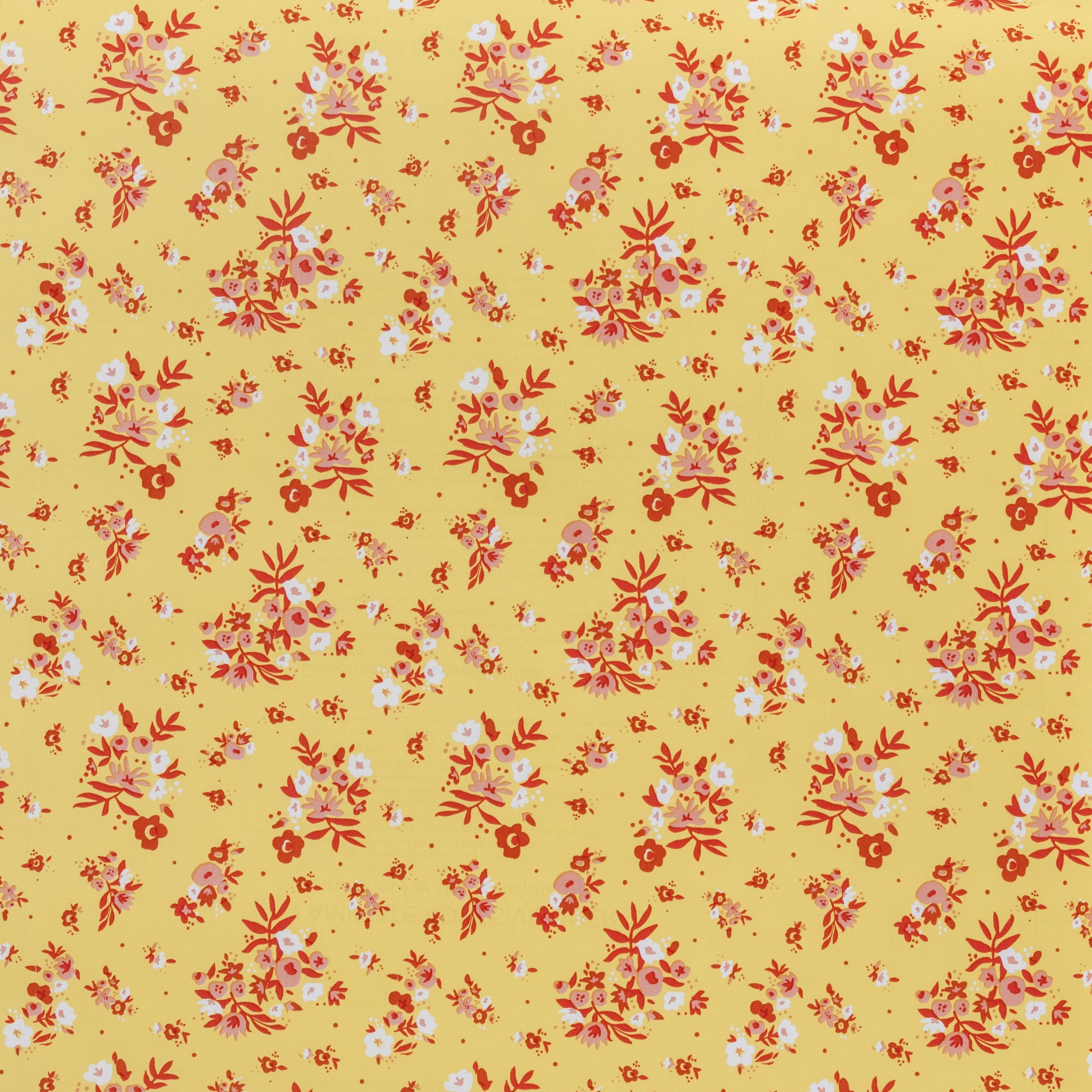 The Pioneer Woman Adhesive Laminate, Yellow Ditsy, 20 in. x 12 ft. Roll