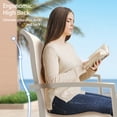 thumbnail image 6 of Patio Chairs Set of 2,All Weather Outdoor Stackable Dining Chairs with Armrest,Breathable Garden Outdoor Furniture for Backyard Deck,Cream, 6 of 6