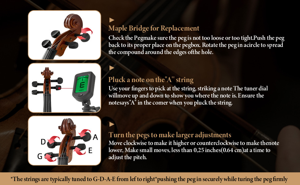 Phoenix 4/4 Full Size Violin Kit for Beginners Adults and Students with Rosewood Bow Extra Strings Bridge Tuner Case Shoulder Rest