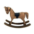 thumbnail image 4 of Fancyes Horse Figurine with Rocking Ornament of Wooden Crafts in Wood, Animal Sculpture, Decorative Statue for Decoration of Rooms in Brown, 4 of 8