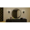 thumbnail image 2 of Quoizel Heiress 2-Light Matte Black Wall Sconce, 2 of 6