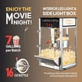 thumbnail image 3 of ROVSUN Popcorn Machine with 16 Ounce Kettle, Countertop Popcorn Maker Commercial Popcorn Machine w/ Stainless Steel Scoop, Oil Spoon & 3 Popcorn Cups for Home Movie Theater, Black, 3 of 8