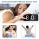 thumbnail image 3 of Digital Alarm Clock, Led Digital Clock Digital Alarm Clock Temperature/snooze/2 Alarm/12/24 Hours/us, 3 of 5