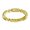 Yellow Gold-Tone, variant on Clear Cubic Zirconia Bead Bar Eternity Ring Rose Gold-Tone Plated Sterling Silver Size 9