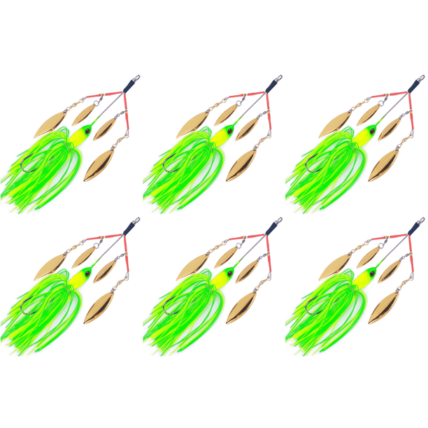 Cebo Giratorio Artificial 13 Cm Con Lentejuelas para Pesca Lubina () Verde