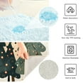 thumbnail image 3 of Yayeee Bath Rugs for Bathroom Floor Set of 2 Non Slip Fluffy Soft Absorbent Mat, Beige Christmas Trees, 3 of 7