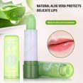 thumbnail image 3 of Bálsamo labial hidratante, bálsamo labial Natural de Aloe Vera, cambia de Color con temperatura, larga duración, nutre los labios, cuidado de los labios, maquillaje, 1 unidad, 3 of 5