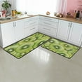 thumbnail image 6 of Fruit Kiwi Pattern Kitchen Mat Set of 2 Non-Slip Washable Kitchen Rugs Waterproof Comfort Standing Floor Mats for Kitchen Home Office Sink Laundry 17x29 Inch + 17x47 Inch, 6 of 6