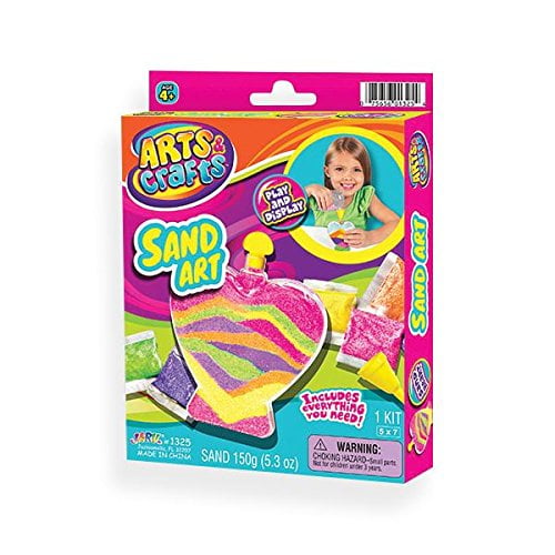 Jaru Arts Craft Sand Art Heart Shaped Play Display Walmart Com Walmart Com