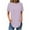 Pink, variant on Women Blouses Fashion Sold Short Sleeves Blouse Round Neck Casual Plus Size Womens Tops The Summer I Turned Pretty