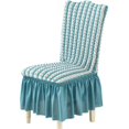thumbnail image 3 of SDNall Bubble plaid Stretch Dining Chair Covers Slipcovers Thick With Chair Cover Skirt, 3 of 9