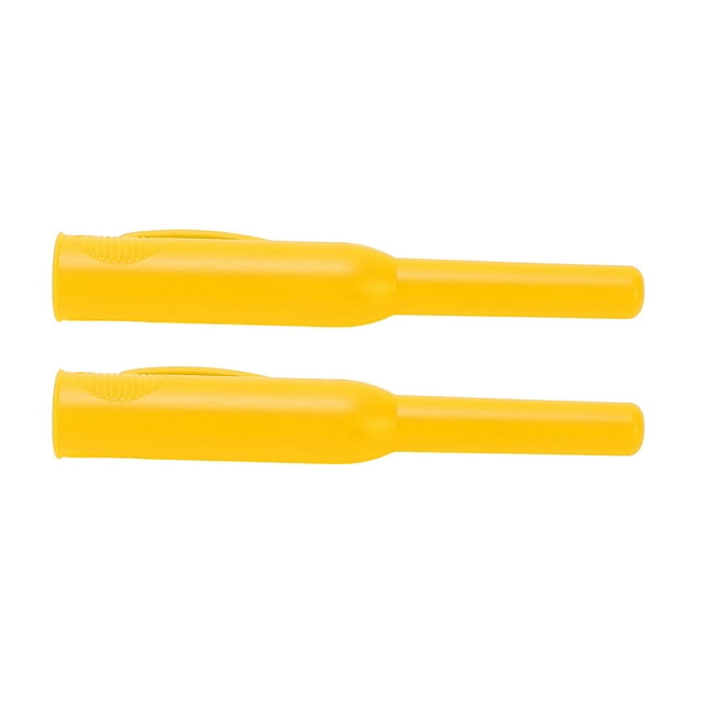 Marqueur Couverture, 2Pcs Crayon Charpentier Couverture ABS Long Nez pour la Graphie Noir, Orange, Rouge, Bleu, Jaune, Vert