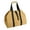 Khaki, variant on BadPiggies Canvas Firewood Log Carrier Heavy Duty Waxed Tote Bag Waterproof Barbecue Camping Wood Carrying Bag (Coffee)