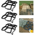 thumbnail image 1 of Walk Maker Concrete Molds Pathmate Stones Mold Paving Pavement Concrete Mould Stepping Stones, 1 of 4
