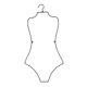 thumbnail image 5 of Percha de exhibición de trajes de baño Percha de exhibición de bikini Percha de lencería plegable con forma de cuerpo para Negro, 5 of 9