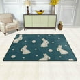 thumbnail image 3 of Coolnut Lightweight Non Slip Carpet Mats 60 x 39 inch (5'x 3'3"), Area Soft Rugs Floor Mat Rug Decoration for Kids Room Living Room Baby Rabbit, 3 of 6