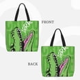 thumbnail image 2 of Easygdp CROCODILE HEAD Bolsa Tote para Mujer, Bolso de Hombro para Trabajo, Playa, Viajes, Compras y Supermercado, 2 of 7