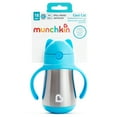 thumbnail image 6 of Munchkin® Cool Cat™ Stainless Steel Toddler Straw Sippy Cup, 8 oz, Blue, Unisex, 6 of 7