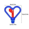 thumbnail image 2 of Tool 360 Degrees Rotation Sprinkler Head Sprayer Garden Lawn Irrigation System, 2 of 7