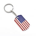 thumbnail image 3 of 2 llaveros colgantes con la bandera estadounidense, adorno de moda, accesorio creativo, 3 of 8