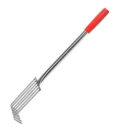 Seafood Digging Rake, Beach Shell Rake, Lightweight Weeding Tool Plant Remover Tool, Gardening Hoe Weeder Removal for Backyard Yard Vegetable 57cm 6T