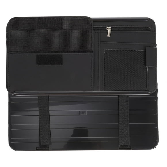 Organisateur de Pare-Soleil de Voiture Porte-Lunettes de Voiture Étui de Pare-Soleil Multi-Poches