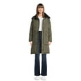 thumbnail image 4 of Big Chill Women's and Women's Plus Maxi Puffer Coat with Hood, Heavyweight, Sizes S-3X, 4 of 5